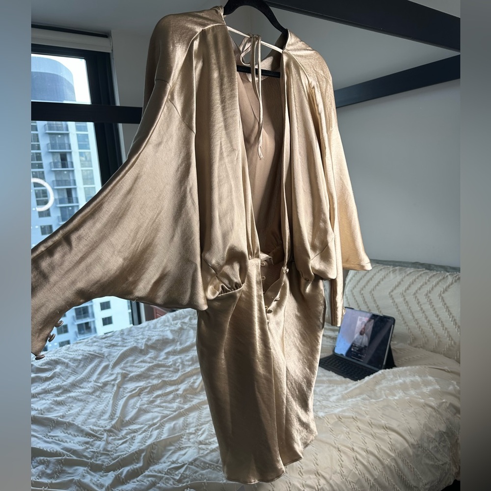 Mini Gold Dress